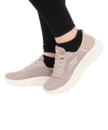 スケッチャーズ（SKECHERS）スニーカー ゴー ウォーク フレックス GE スリップインズ ベージュ 124975-TPE 軽量 通気性