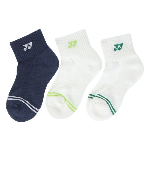 ヨネックス（YONEX）ジュニア テニス アンクルソックス 3足組 19206JY-080
