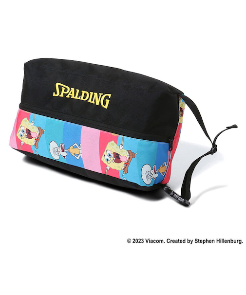 スポルディング（SPALDING）シューズバッグ スポンジ ボブ ウェーブ 42-002SBW