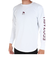 エゴザル（EGOZARU）バスケットボールウェア スリーブロゴ 長袖Tシャツ EZLT-F2206-218 速乾