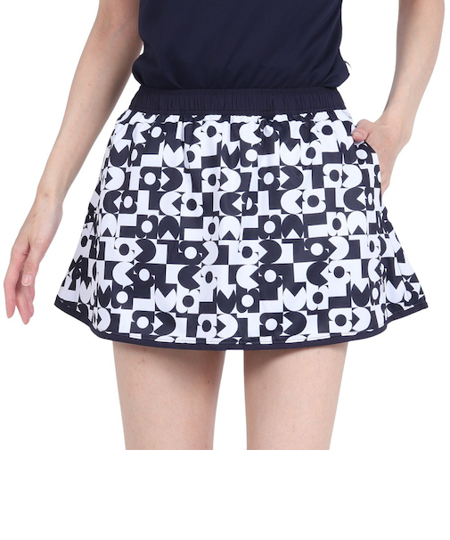 ルコックスポルティフ（lecoqsportif）テニスウェア レディース リバーシブル2WAYグラフィックスコート QTWWJE03 NV 速乾