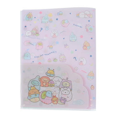 ポケット付クリアホルダー ふしぎなおともだち・B FA08904