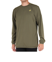 ルコックスポルティフ（lecoqsportif）テニスウェア プリントロングスリーブシャツ QMMWJB03 KH UVカット