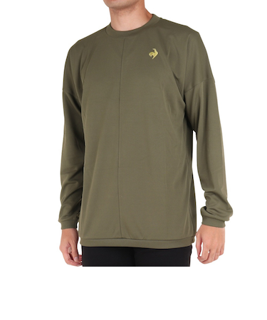ルコックスポルティフ（lecoqsportif）テニスウェア プリントロングスリーブシャツ QMMWJB03 KH UVカット