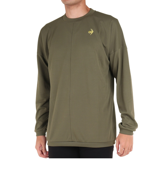 ルコックスポルティフ（lecoqsportif）テニスウェア プリントロングスリーブシャツ QMMWJB03 KH UVカット