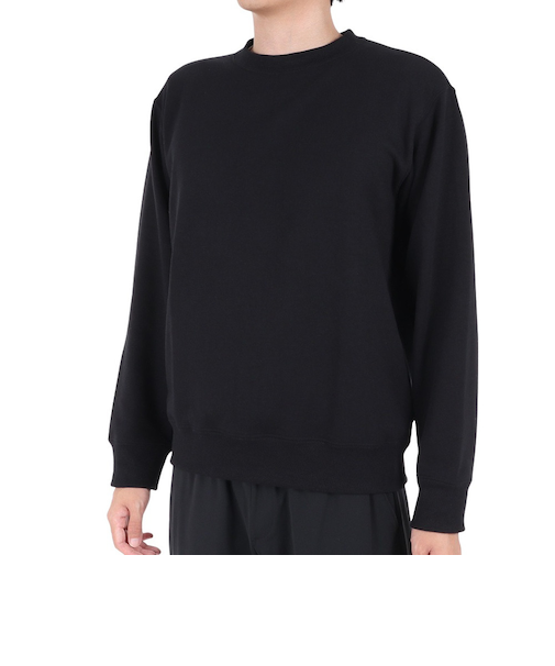 トレーナー メンズ クルースウェットシャツ SL2023AW-SWT001BLK