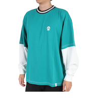 ヤックパック(YAK PAK)長袖Tシャツ メンズ フェイクレイヤード ロンT 3710101-52 GRN