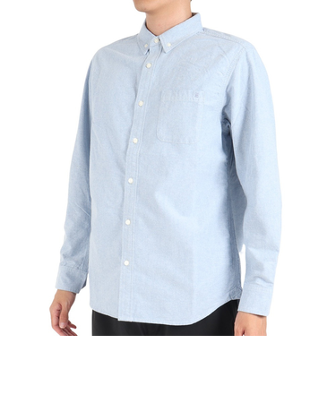 エルケクス（ELKEX）長袖シャツ メンズ オックスフォード EKM3FA0001 BLU