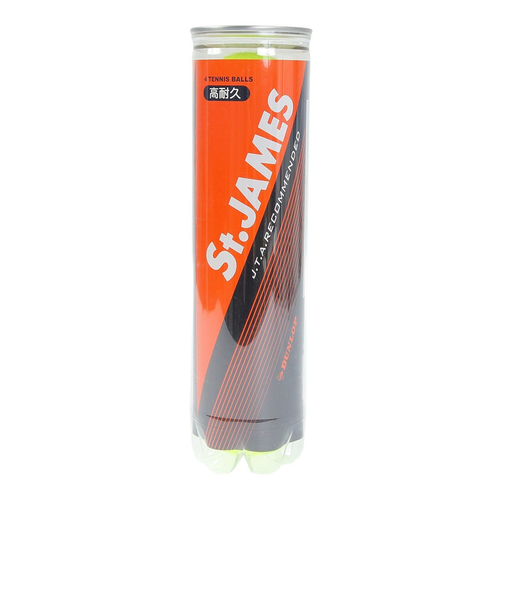 ダンロップ（DUNLOP）硬式用テニスボール セントジェームス 1缶 4球入り STJAMESJ4TIN