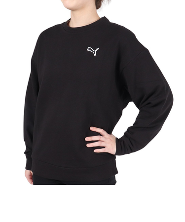 プーマ（PUMA）スウェットシャツ レディース BETTER ESSENTIALS クルーTR 678443 01 BLK