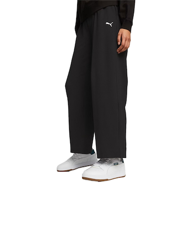 プーマ（PUMA）パンツ レディース HER ハイウエスト ストレートパンツ 678386 01 BLK