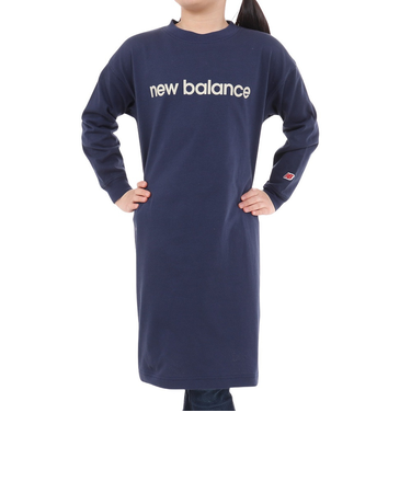 ニューバランス(new balance)長袖ワンピース キッズ ガールズ AGD35155NNY