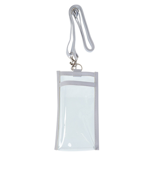 クラックス（CRUX）PICTOO クリアスマホショルダー グレー CR 113554