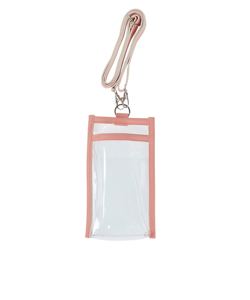 クラックス（CRUX）PICTOO クリアスマホショルダー ピンク CR 113558