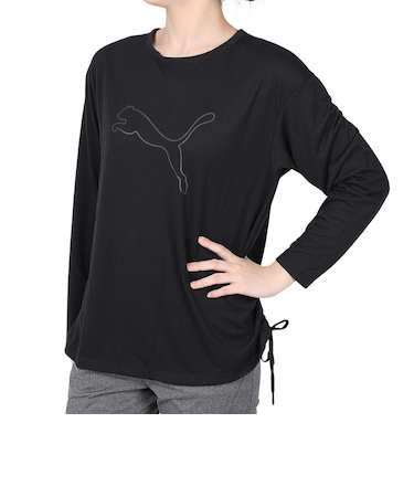 プーマ（PUMA）長袖Tシャツ レディース MOTION 677699 01 BLK