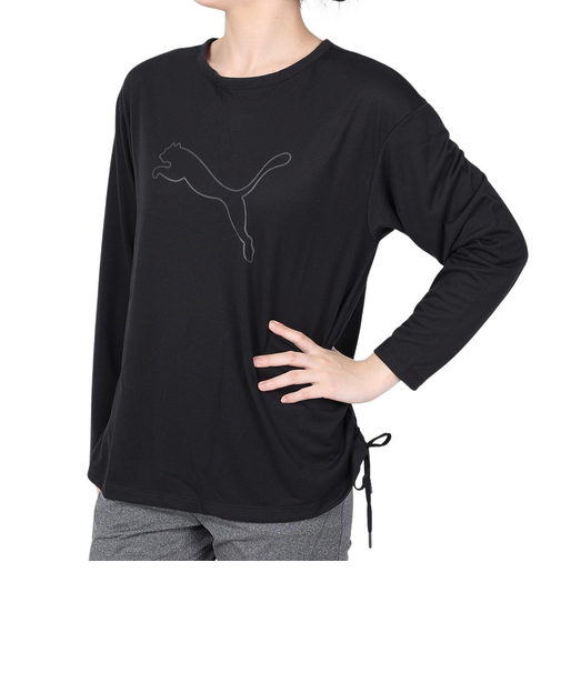 プーマ（PUMA）長袖Tシャツ レディース MOTION 677699 01 BLK