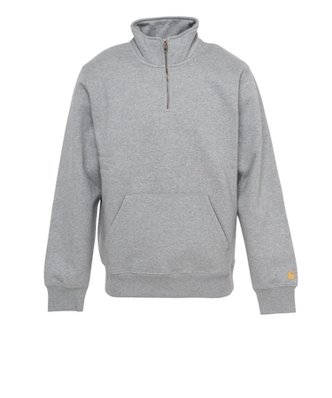 カーハート（CARHARTT）ジップウェットシャツ メンズ チェイス ネック I02703800MXX23FW