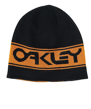 オークリー（OAKLEY）ニット帽 TNP リバーシブルビーニー FOS901066-9NU 防寒 黒 黄 フリーサイズ