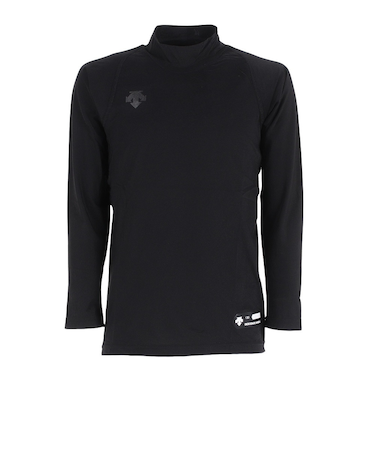 デサント（DESCENTE）野球 ジュニアハイネック長袖アンダーシャツ JSTD-770B BLK 速乾