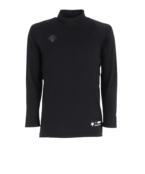 デサント（DESCENTE）野球 ジュニアハイネック長袖アンダーシャツ JSTD-770B BLK 速乾