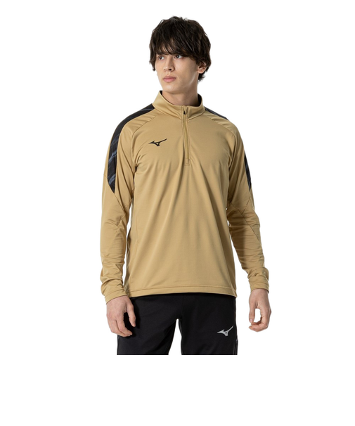 ミズノ（MIZUNO）サッカーウェア ストレッチフリースシャツ ハーフジップ P2MCA51649 速乾