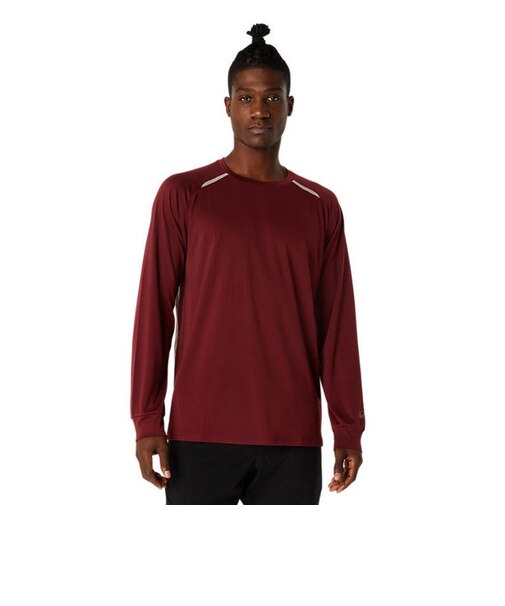 アシックス（ASICS）長袖シャツ メンズ ACTIBREEZE ジャカードニット 2031E300.600