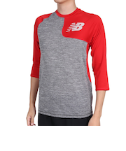 ニューバランス（new balance）野球 アシンメトリー3/4スリーブアンダーシャツ 左投げ MT83704LREP 速乾