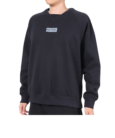 アンダーアーマー（UNDER ARMOUR）トレーナー メンズ DNA フリース クルースウェット 1381335 001