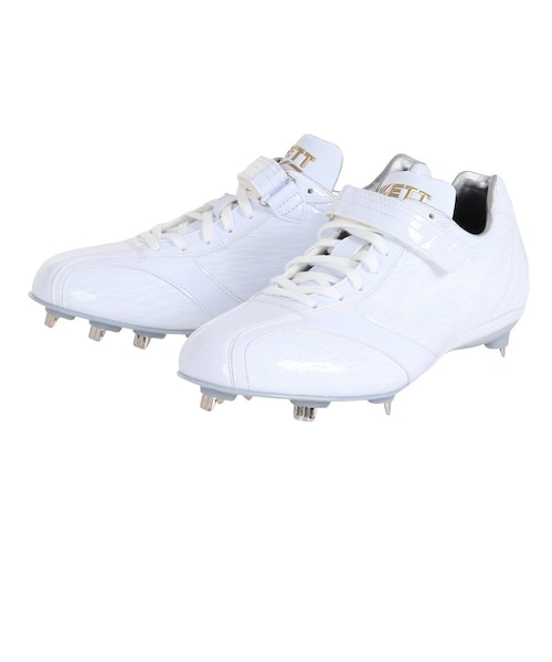 ゼット（ZETT）野球 スパイク 金具 白 ウイニングロード WH BSR2207WH