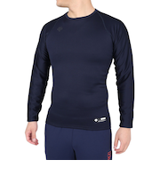 デサント（DESCENTE）野球 丸首 長袖アンダーシャツ 裏起毛 STD-657 DNVY