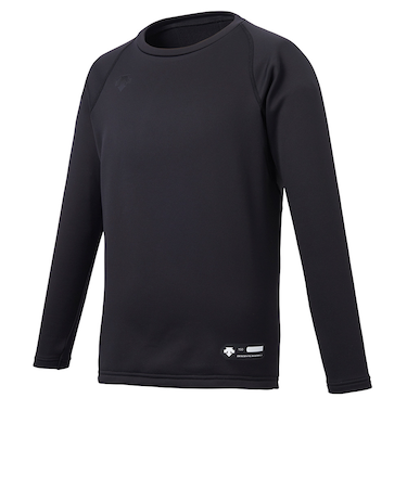 デサント（DESCENTE）野球ユニフォーム ジュニア 丸首長袖アンダーシャツ JSTD-657 BLK