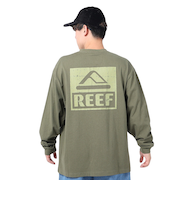 リーフ（REEF）SQUARE LOGO 長袖Tシャツ RFTEM2335-GRN