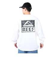 リーフ（REEF）SQUARE ロゴ 長袖Tシャツ RFTEM2335-WHT