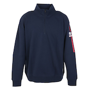 セッションズ（SESSIONS）長袖スウェット メンズ フラッグ ハーフジップ 237197 NVY