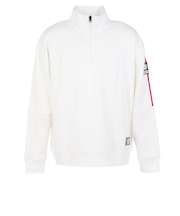 セッションズ（SESSIONS）長袖スウェット メンズ フラッグ ハーフジップ 237197 WHT