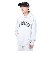 ヤックパック(YAK PAK)パーカー メンズ ワッペンプルパーカー 3710002-04 LGR