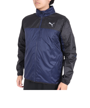 プーマ（PUMA）ジャケット裏起毛 トリコット ウーブン 525022 06 NVY