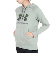 アンダーアーマー（UNDER ARMOUR）パーカー レディース ライバルフリース プリント 1381240 504