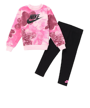ナイキ（NIKE）トレーナー キッズ 上下セット CREW LEGGING SET 36L065-023