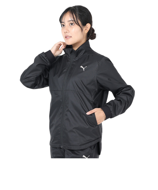 プーマ（PUMA）起毛トリコットウーブンジャケット 525024 01 BLK