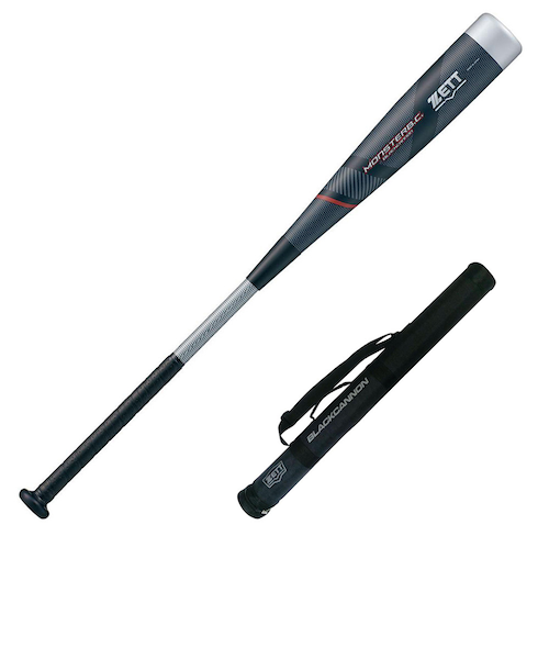 ゼット（ZETT）軟式用バット 野球 一般 モンスター ブラックキャノン
