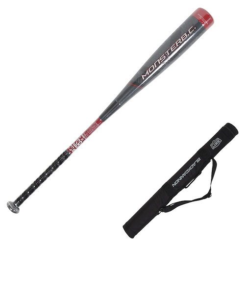 ゼット（ZETT）軟式用バット 野球 一般 モンスター ブラックキャノン