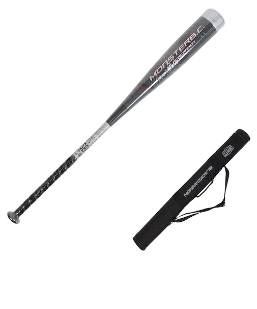 ゼット（ZETT）軟式用バット 野球 一般 モンスター ブラックキャノン 84cm 730g平均 BCT31384-1300