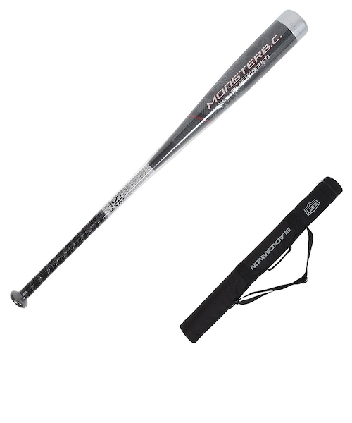 ゼット（ZETT）軟式用バット 野球 一般 モンスター ブラックキャノン