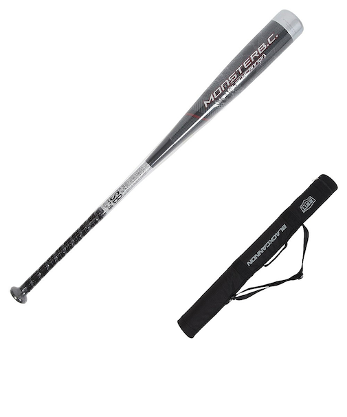 ゼット（ZETT）軟式用バット 野球 一般 モンスター ブラックキャノン 85cm 740g平均 BCT31385-1300