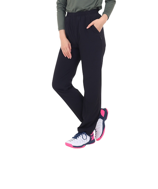 プリンス（PRINCE）テニスウェア ストレッチロングパンツ WA3326 165 BLK 速乾