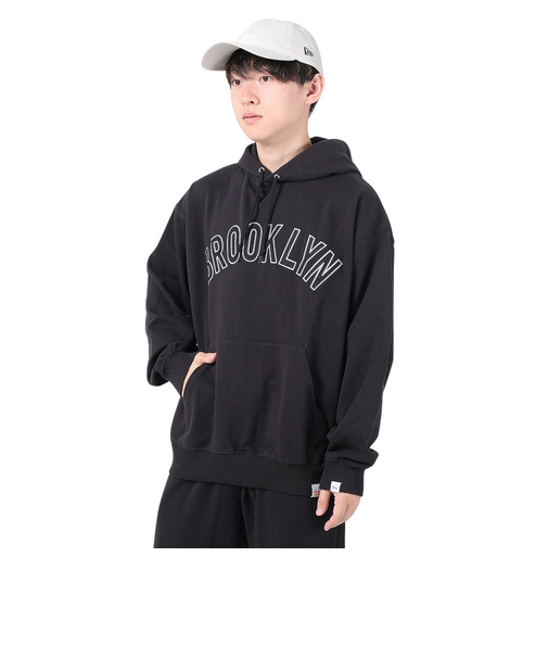 ヤックパック（YAK PAK）パーカー メンズ BKLN ワッペンプルパーカー 3710002-01 BLK