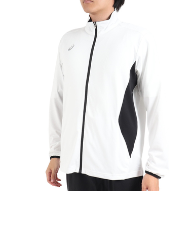 アシックス（ASICS）ジャージ 上 ホワイト 白 ドライトレーニングジャケット 2031E284.100