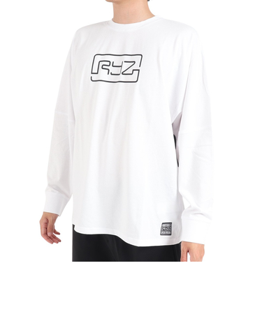 ライズ（RYZ）長袖Tシャツ RZ10CD23FW0011 WHT
