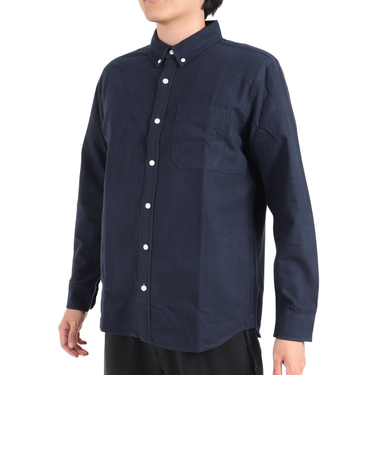 エルケクス（ELKEX）長袖フランネルシャツ EKM3FA0017 NVY